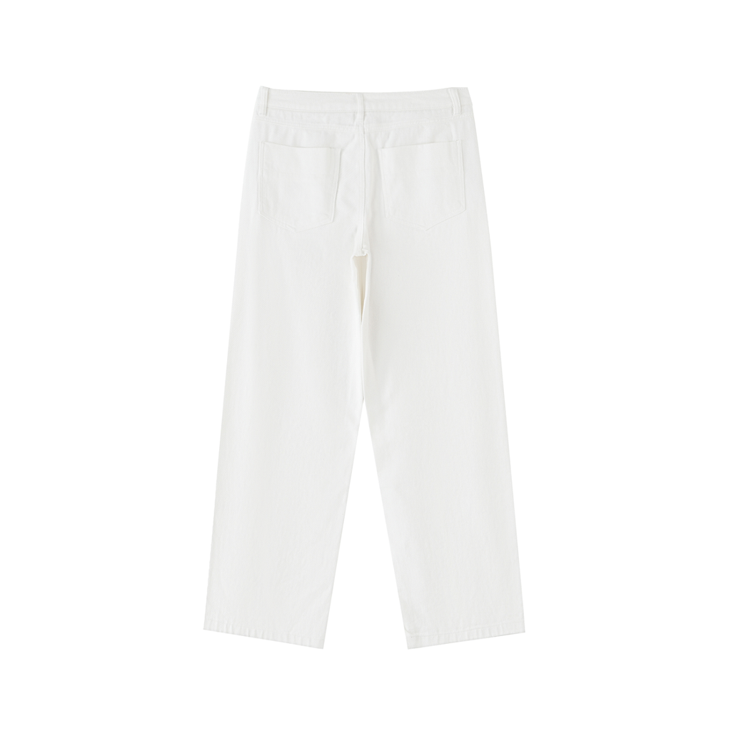 Straight-Leg Cotton Pants
