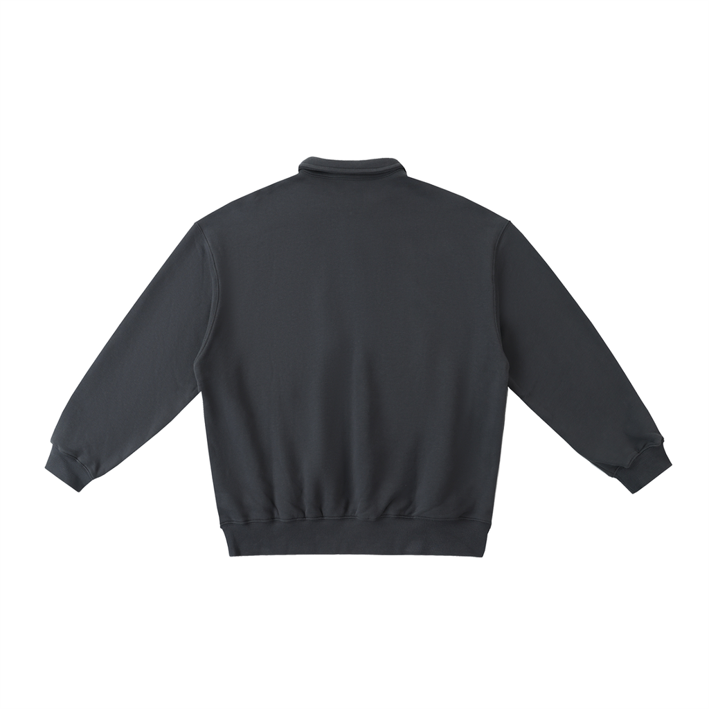 Collard Sweatshirt Polo
