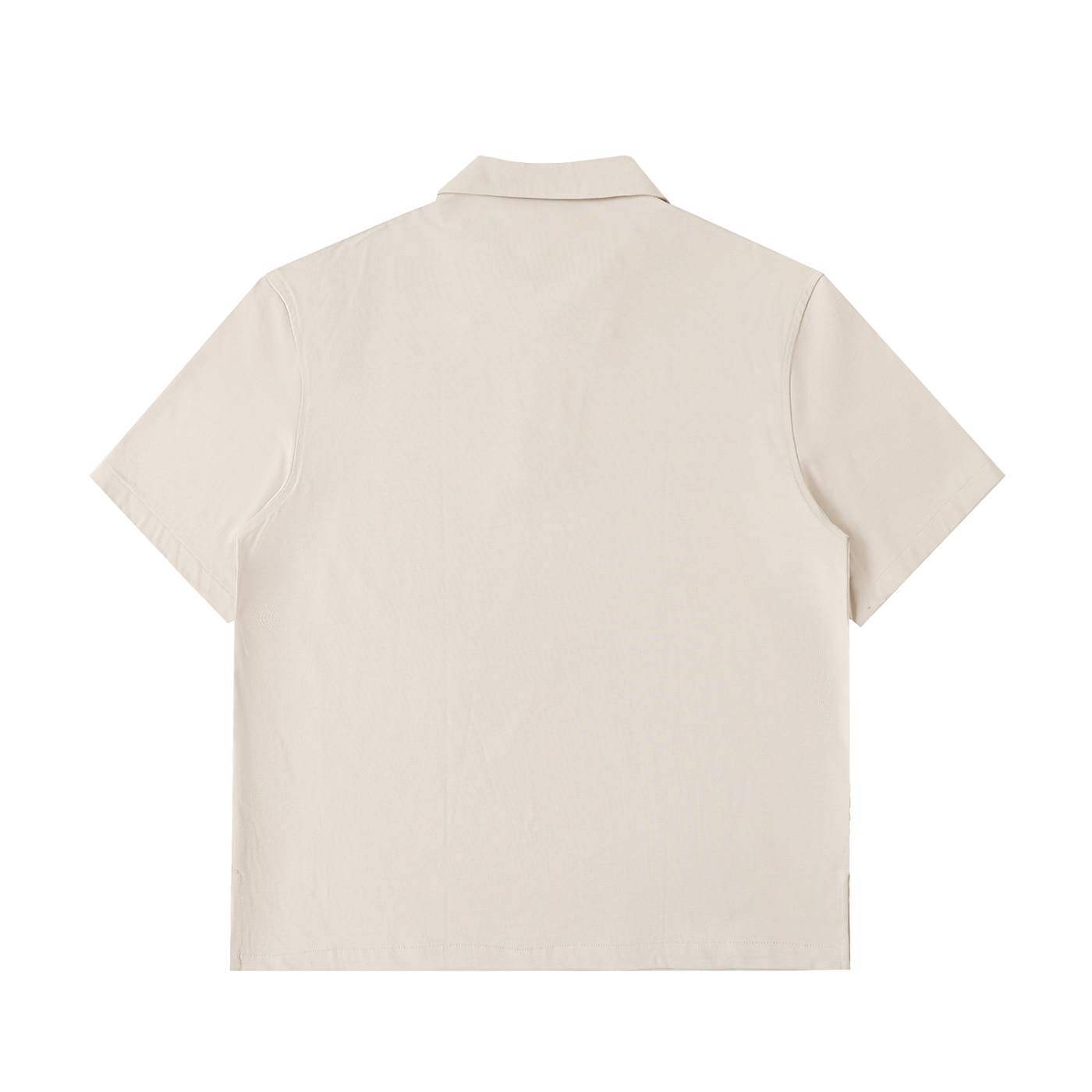 Cotton Half-Zip Polo Shirt