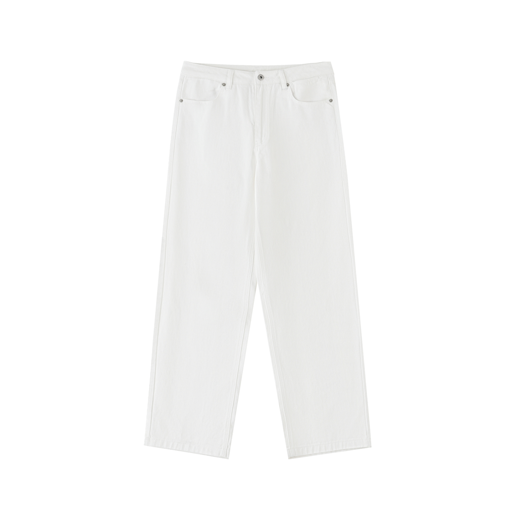 Straight-Leg Cotton Pants