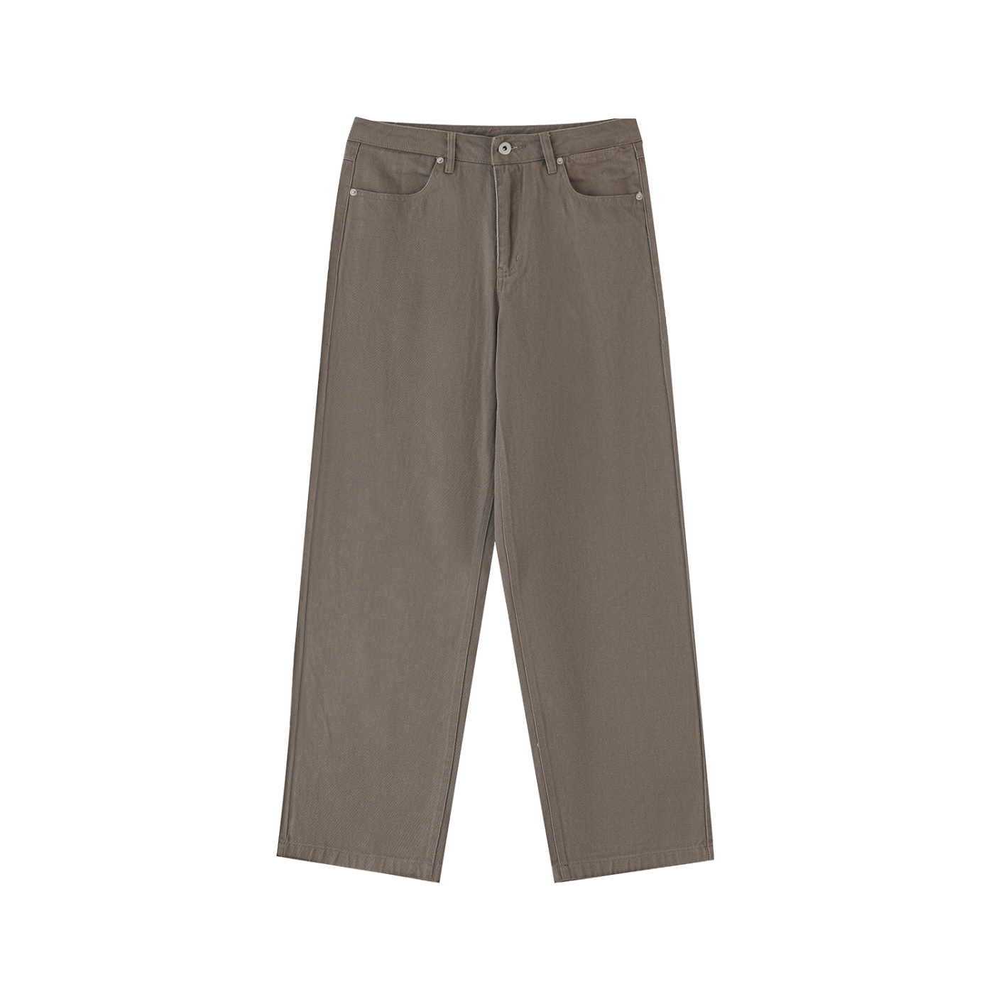 Straight-Leg Cotton Pants