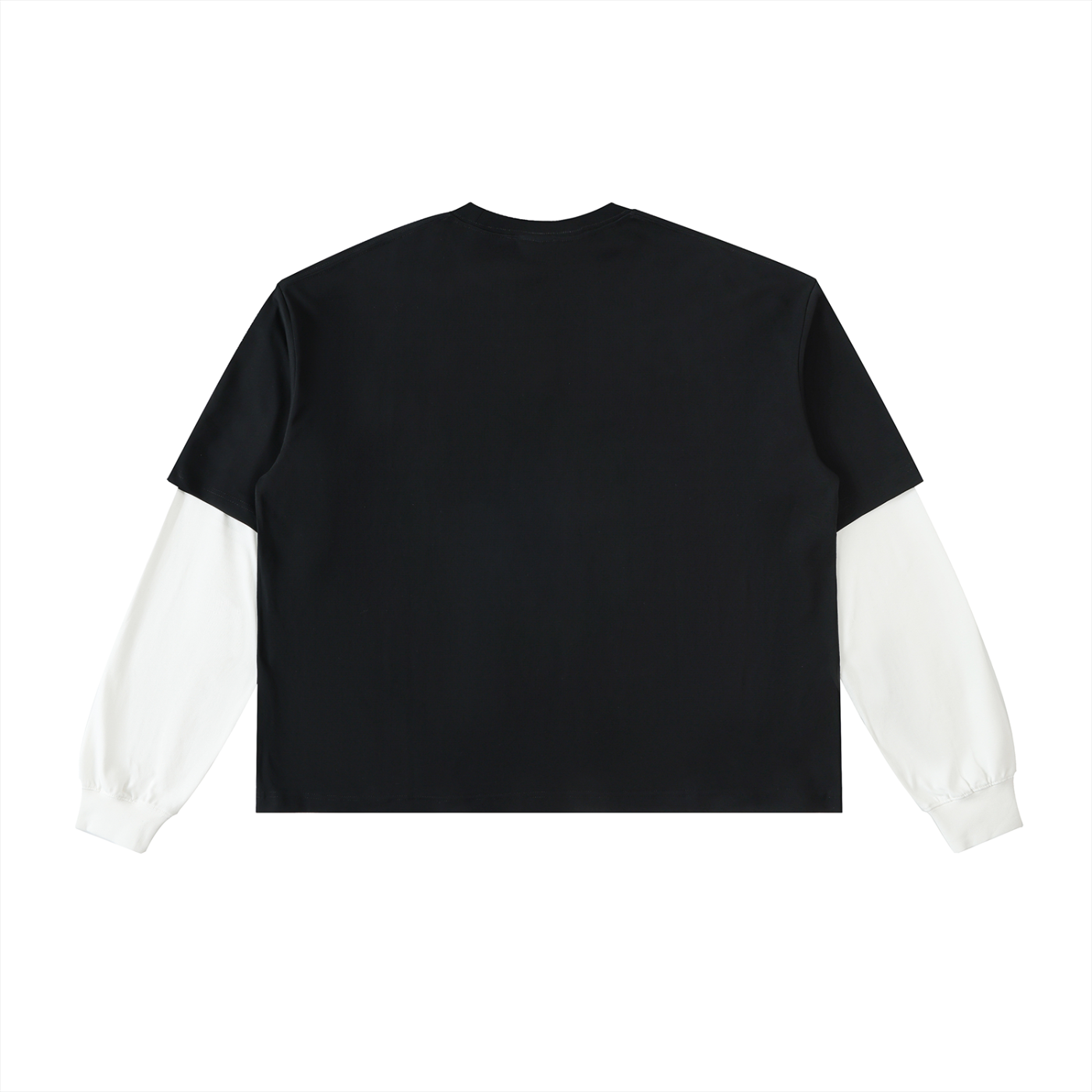 Layered Sleeve Cotton T-Shirt
