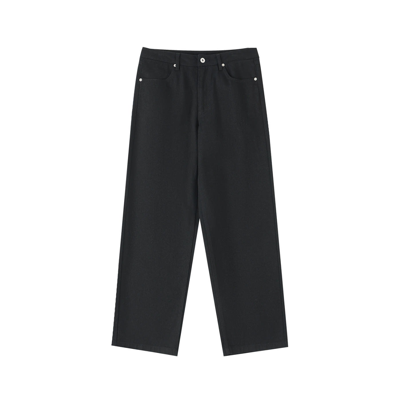 Straight-Leg Cotton Pants