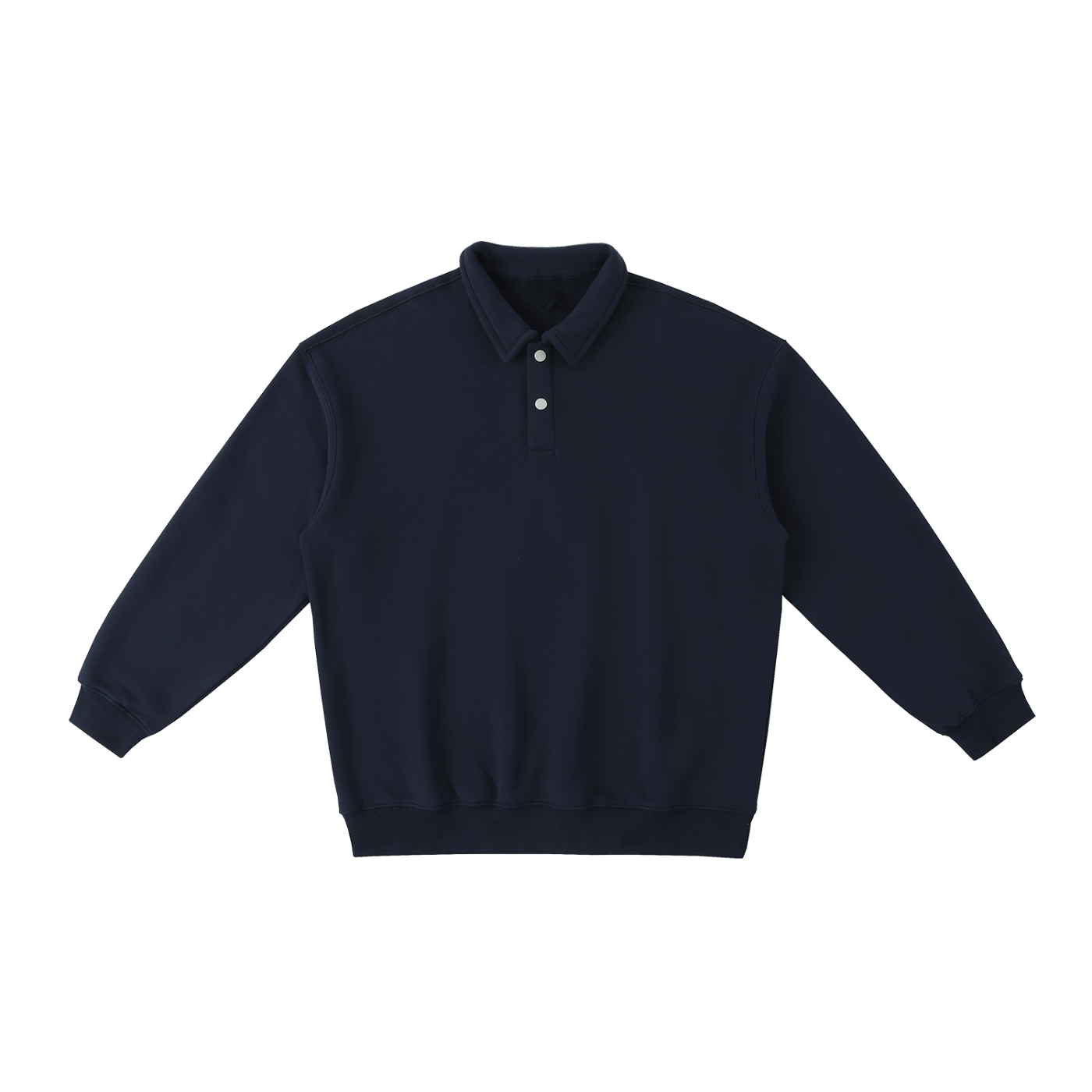 Collard Sweatshirt Polo