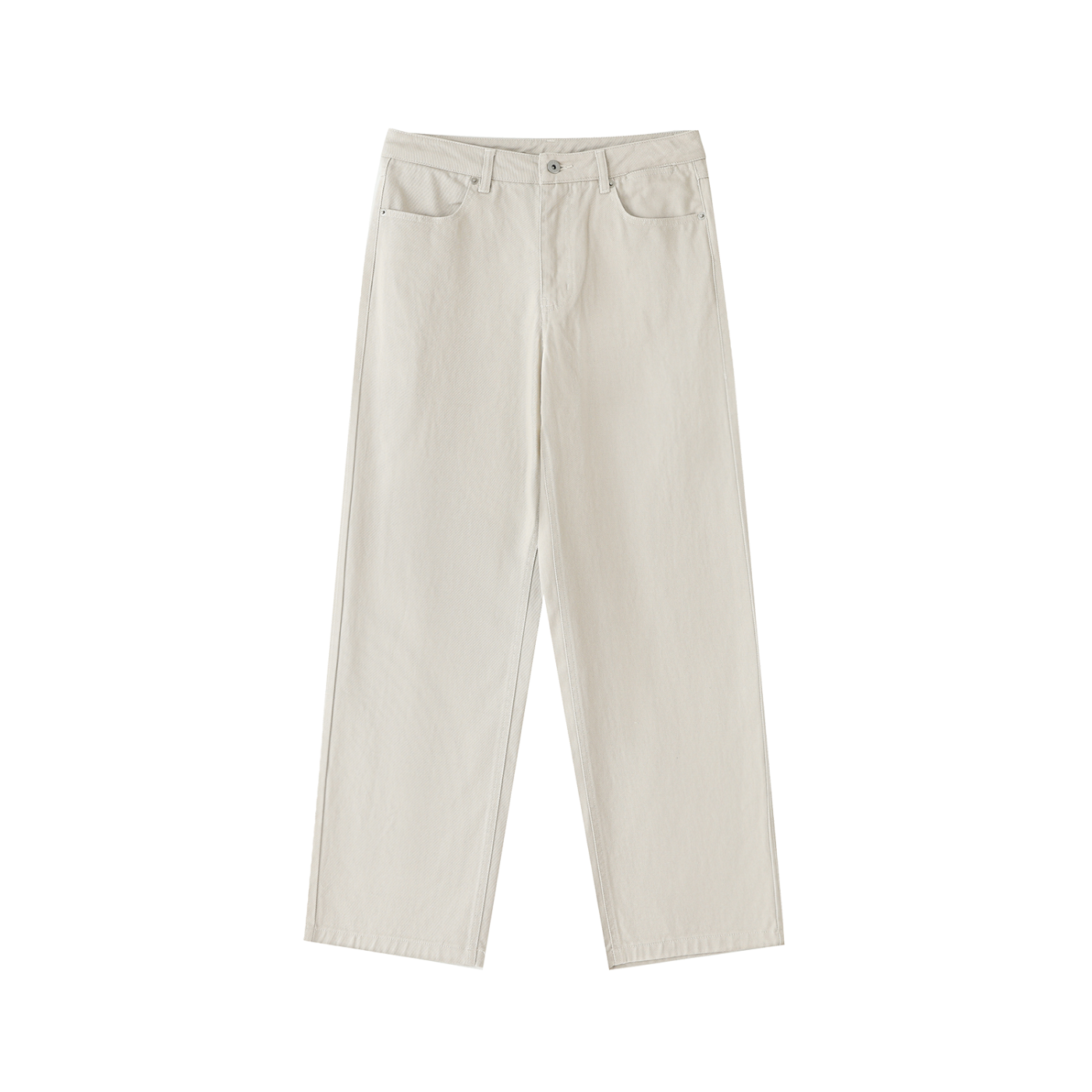 Straight-Leg Cotton Pants