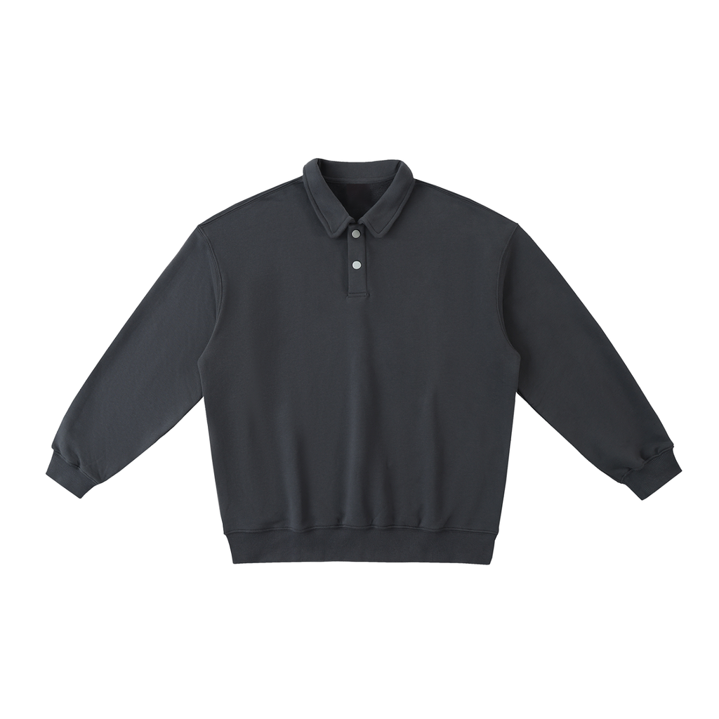 Collard Sweatshirt Polo