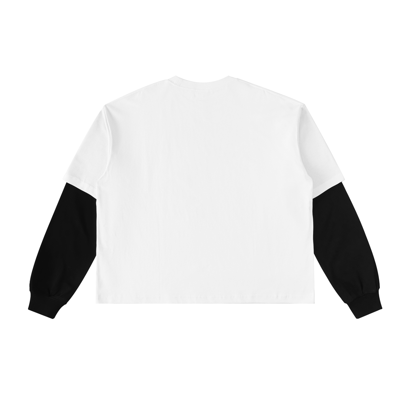 Layered Sleeve Cotton T-Shirt