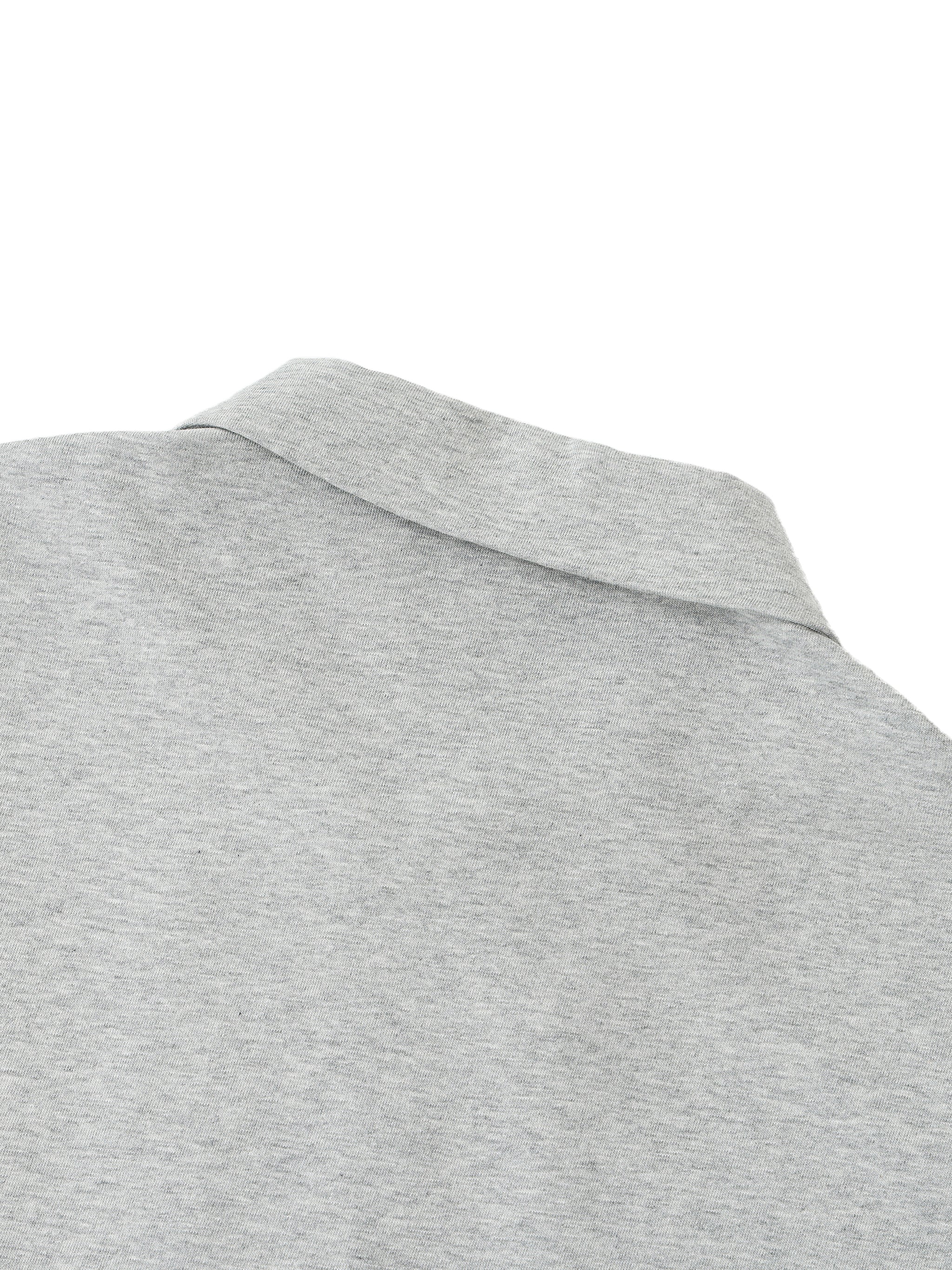 Cotton Half-Zip Polo Shirt