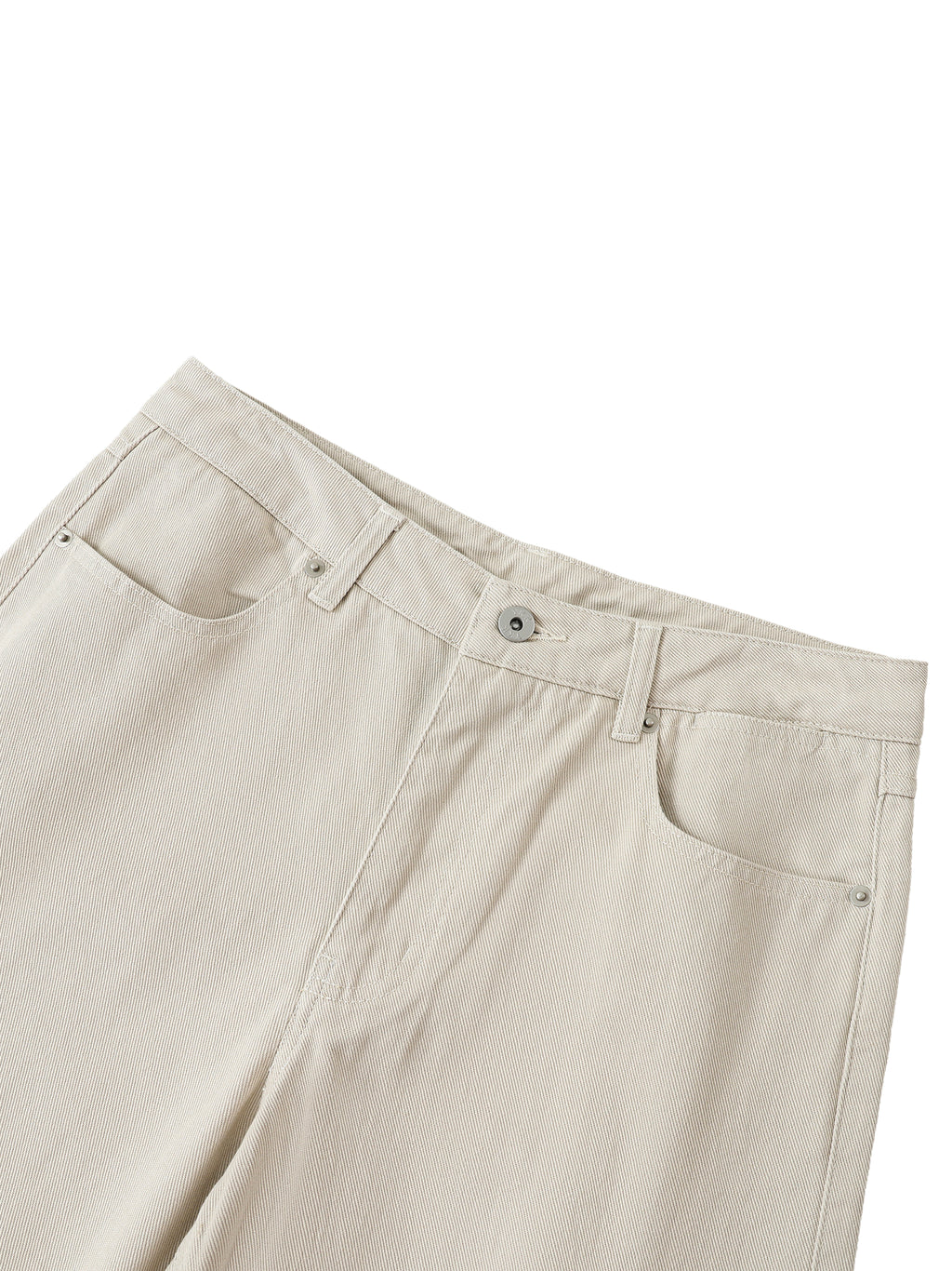 Straight-Leg Cotton Pants