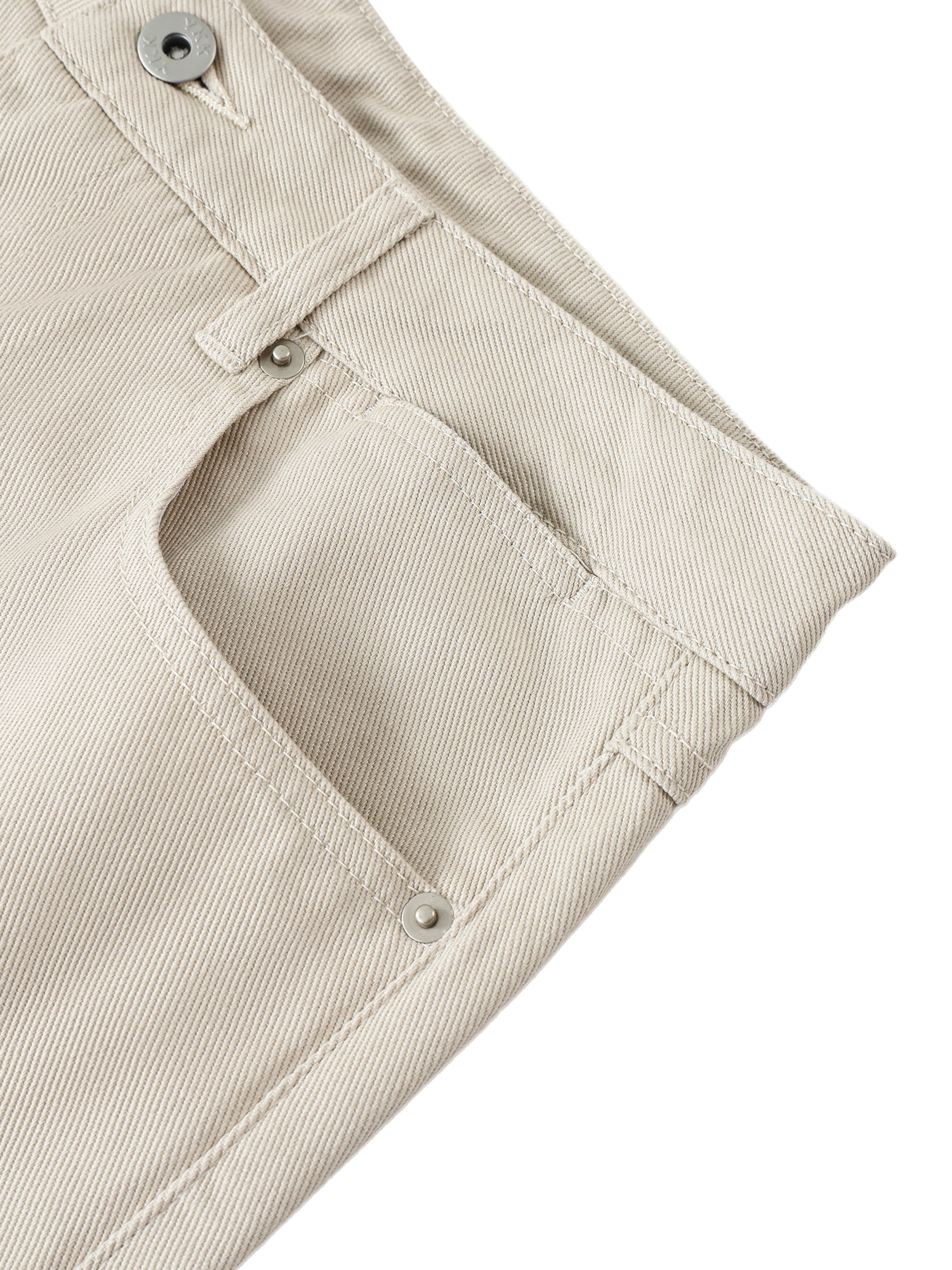 Straight-Leg Cotton Pants